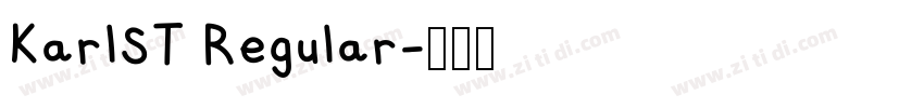 KarlST Regular字体转换